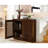 Mid-Century Narrow Credenza With 2 Doors – Walnut