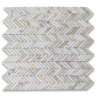 Calacatta 12" x 12" Marble Mosaic Tile