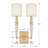 2 - Light Dimmable Armed Sconce-38825495