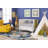 Sandin Geometric Hand-Tufted Wool Teal/Navy/Yellow/Gray Area Rug-1119161159
