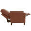 Fauteuil inclinable moderne en similicuir Pablo Caramel-454943967