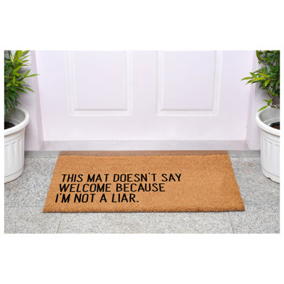 1CB03EB059324144A13304C67D278E34 I'm Not A Liar Doormat