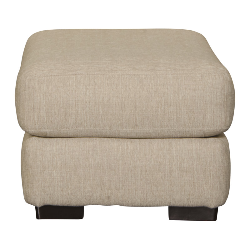 Amaro Upholstered Ottoman, Biege