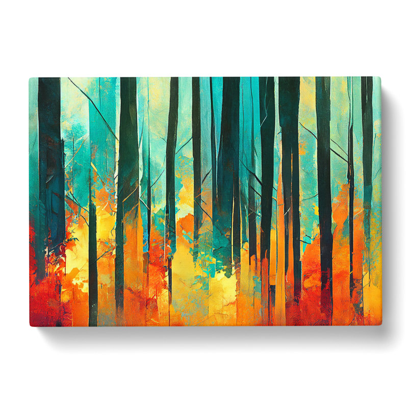 Awesome Abstract Forest Vol.3 - Wrapped Canvas, 35cm H x 50cm W
