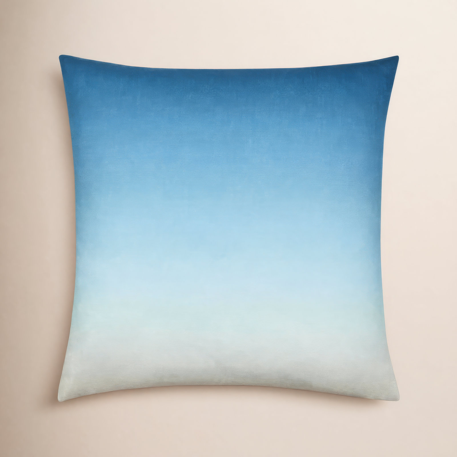 Deadra Ombre Linen Throw Pillow, 20" x 20", Pillow Cover Only - No Insert, Deep Teal