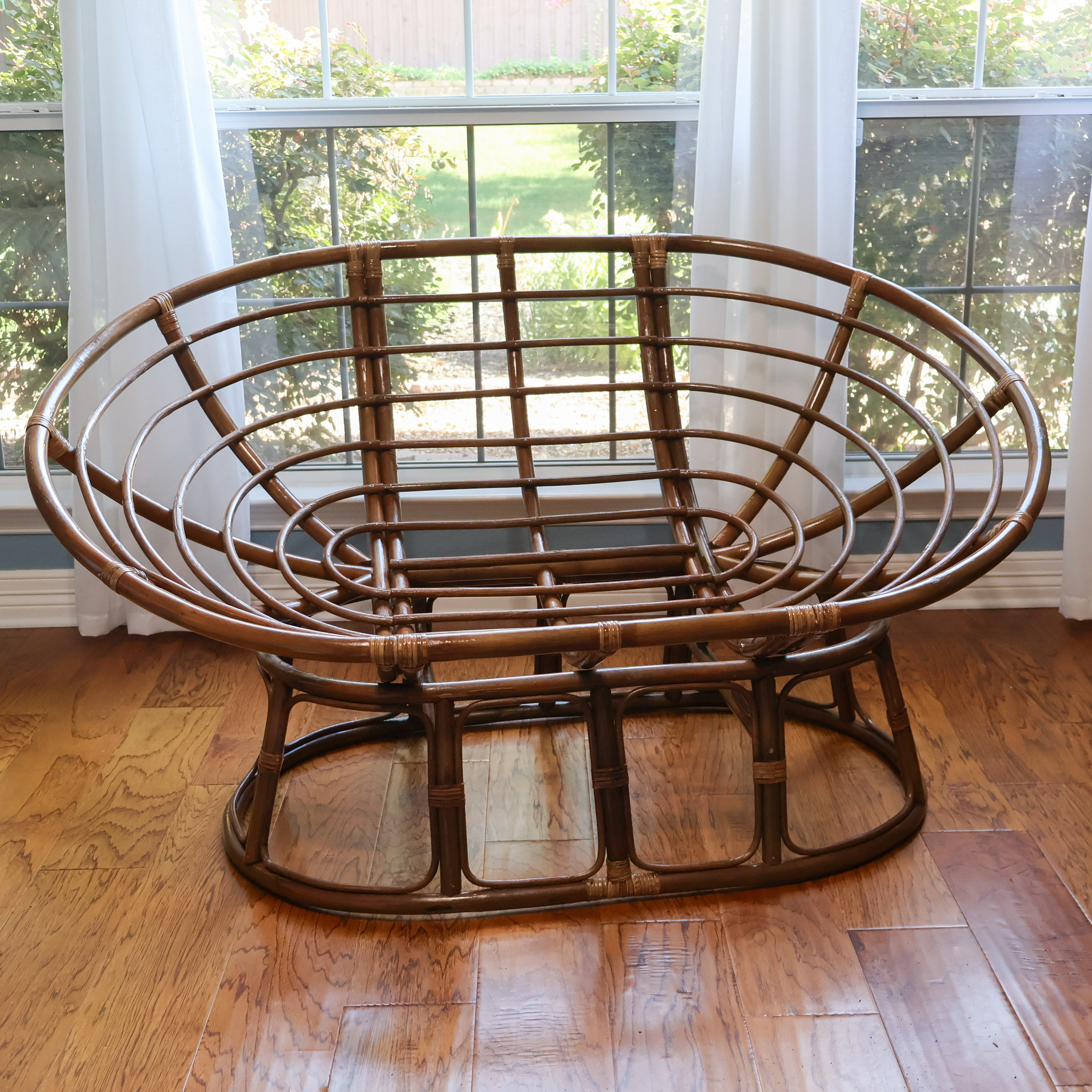 Rattan Papasan Double Papasan Chair Frame And Cushion Papasan