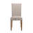 18.1102'' H Linen Upholstered Parsons Chair