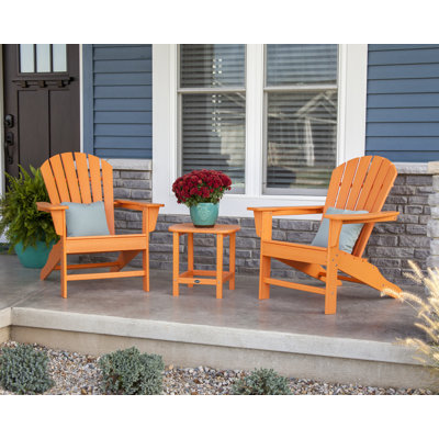 POLYWOOD South Beach Adirondack 3-Piece Set
