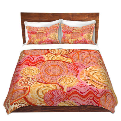 Ensemble de housse de couette DiaNoche pour lit simple en microfibre par Susie Kunzelman