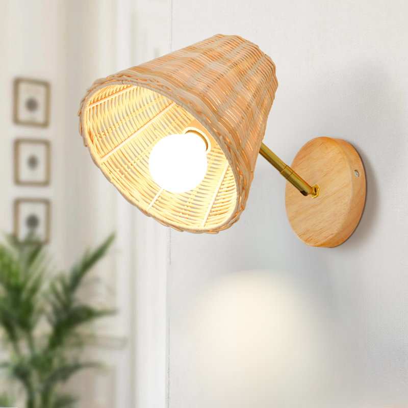 Alvida 1-Light Natural Armed Sconce
