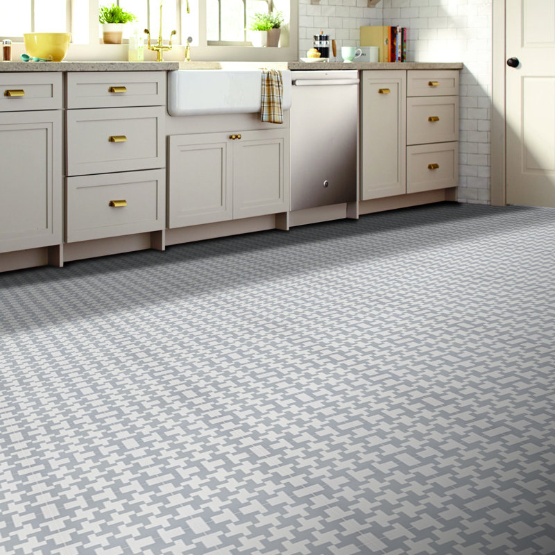 Souss 8" x 8" Cement Patterned Wall & Floor Tile