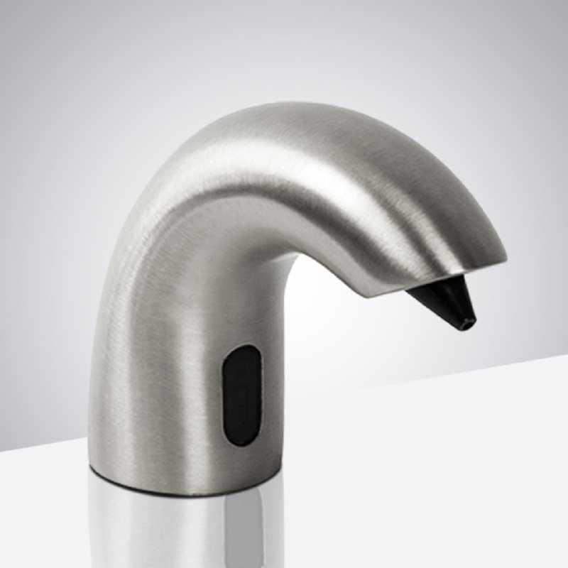 Fontana Commercial Electronic Sensor Soap Dispenser, Brushed Nickel