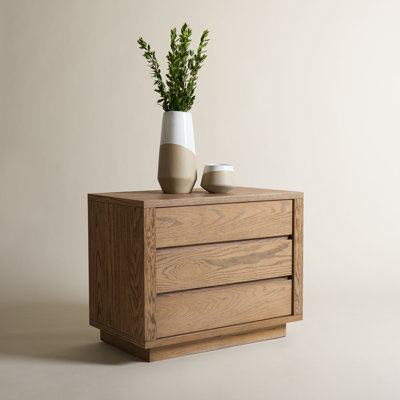 Table de chevet 3 tiroirs Fidelia