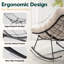 Chaise berçante avec repose-pieds Moon-1619358692