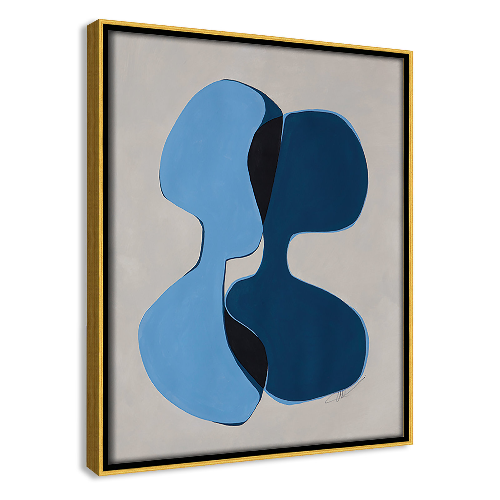 In Unity Collection "In Unity I" Print, 11.5" H x 9.5" W x 2" D, Gold Framed
