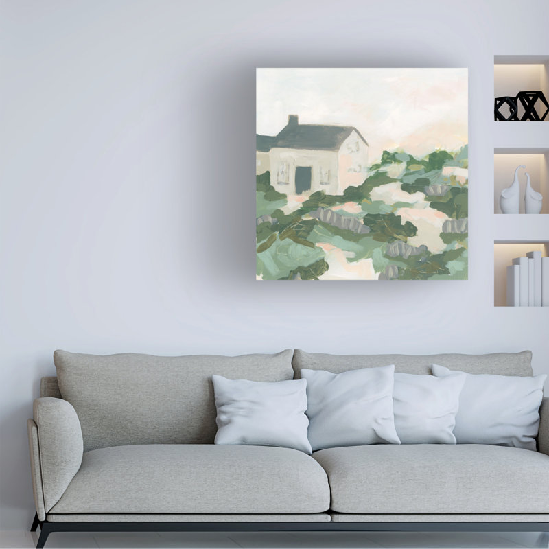 Cottage Hill I sur toile, H 14 po x l 14 po x P 2 po