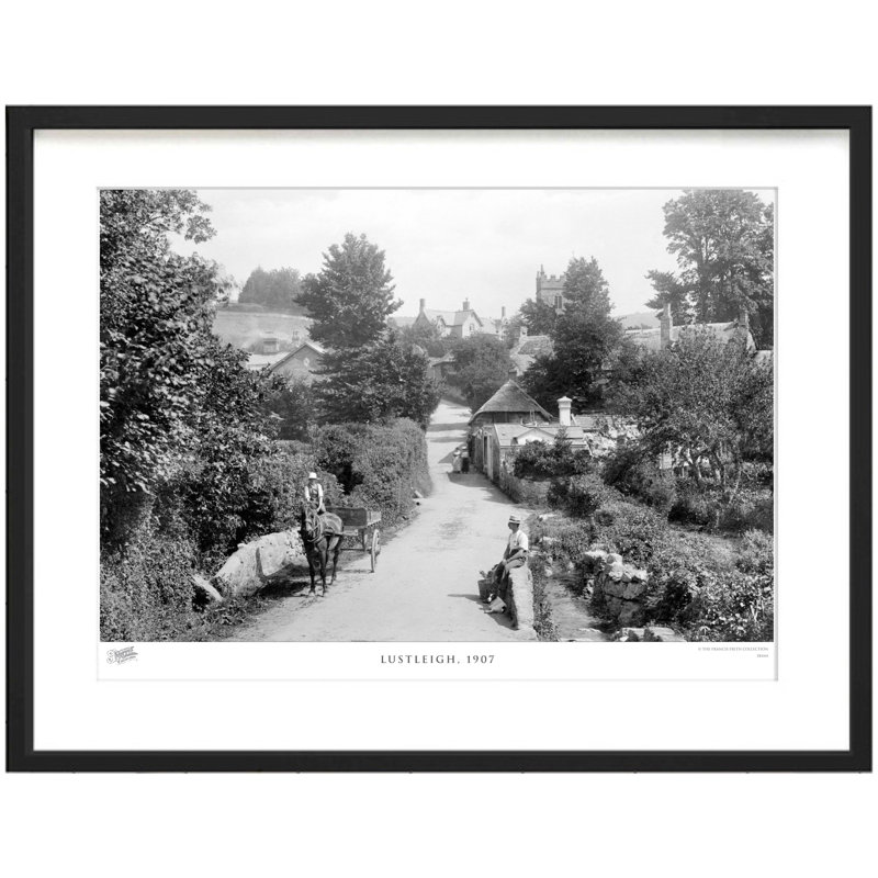 Lustleigh, 1907 by Francis Frith - Single Picture Frame Print, 40cm H x 50cm W x 2.3cm D