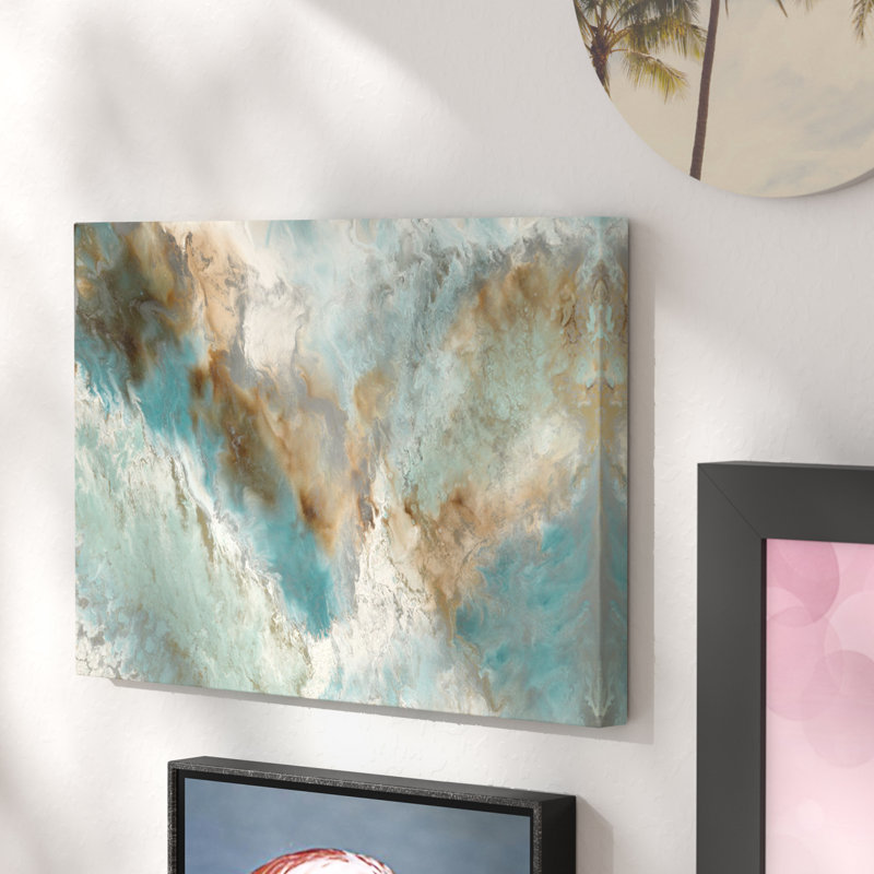 «Liquide contre nature» par Blakely Bering, reproduction sur toile tendue sur châssis, H 24 po x l 32 po x P 1 po