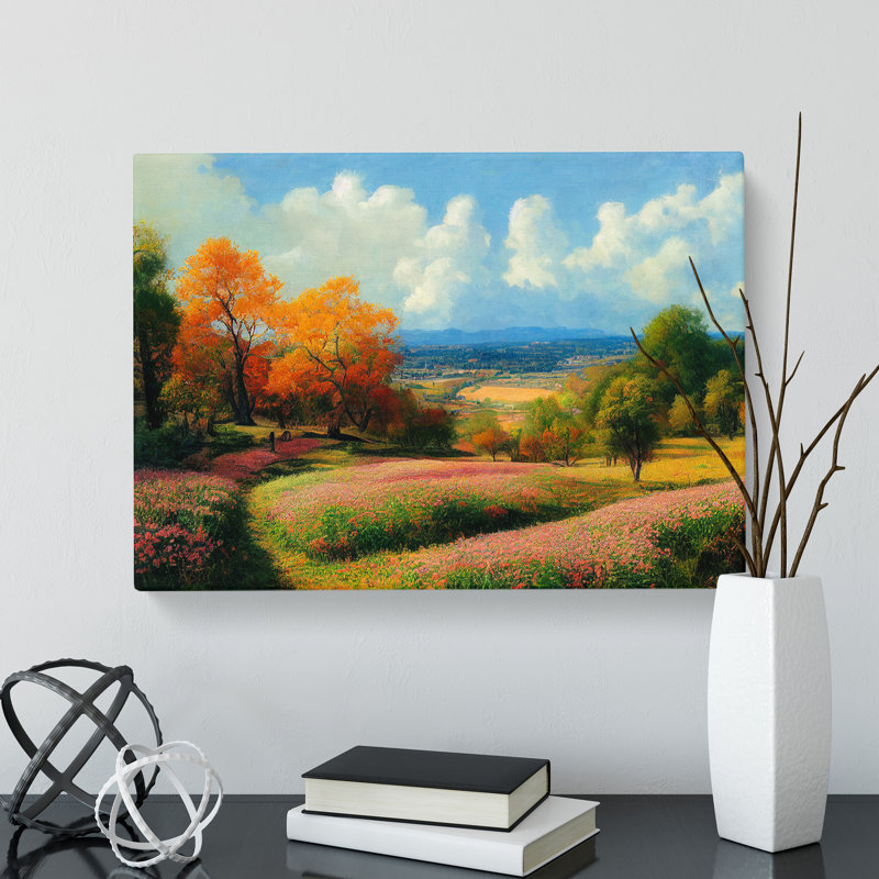 Flourishing Spring Forest - Wrapped Canvas