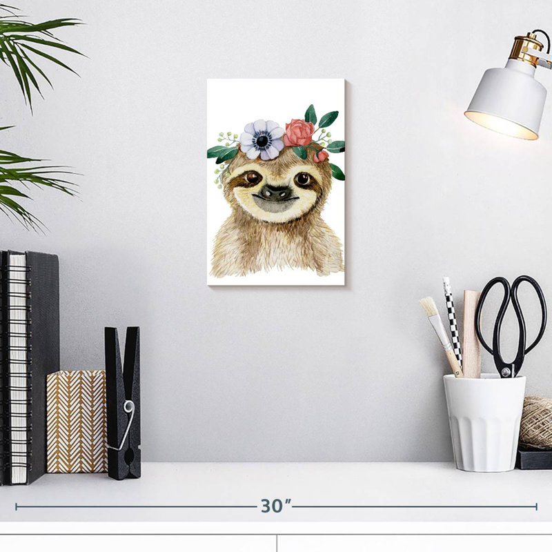 Brampt Cute Sloth, 12" H x 8" W