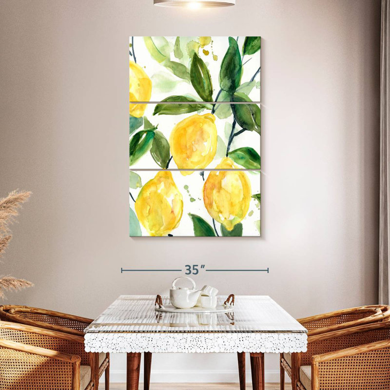 Yarlin Lemony Branch II, 50" H x 32" W