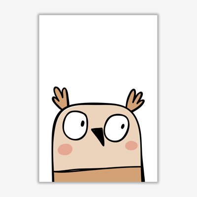 Scandi Owl - Painting