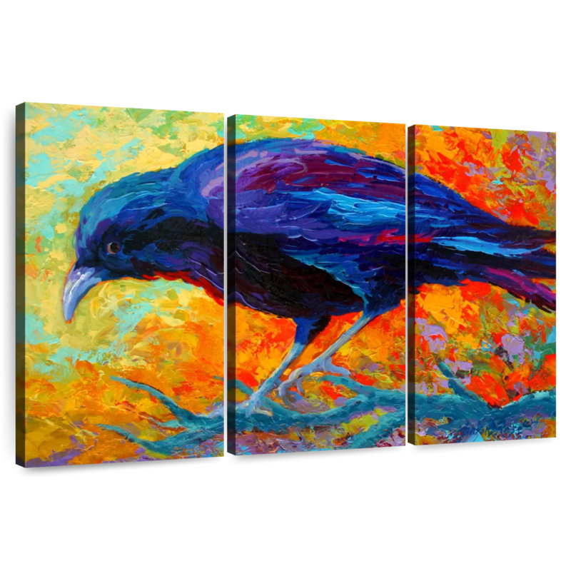 Crow IV, 42" H x 65" W