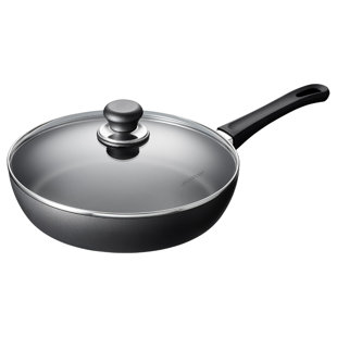 Poêle à sauter en aluminium avec couvercle SCANPAN Classic