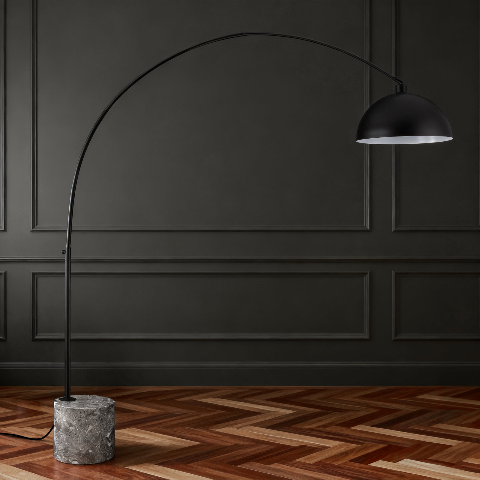 Chandrine Base Floor Lamp, Black