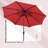 9ft Patio Umbrellas Outdoor Table Market Umbrellas with Crank and Pust Button Tilt, Wood Color Pole-59391225