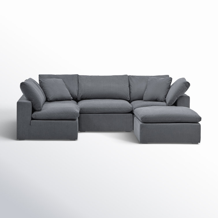 Calana 5 - Piece Modular Upholstered Reversible U-Sectional