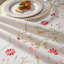 Nappe de table en coton à motif floral sans plis
