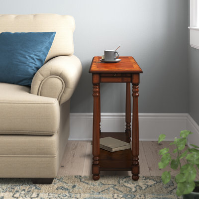 Table de bout avec rangement Leann