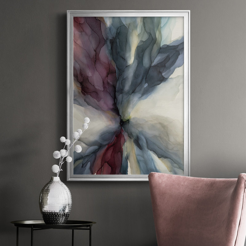 Reproduction encadrée sans titre de qualité supérieure - prête à être accrochée, H 36,5 po x l 26,5 po x P 1 po, Argent