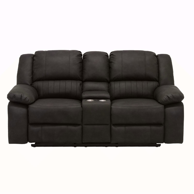 Causeuse inclinable noire