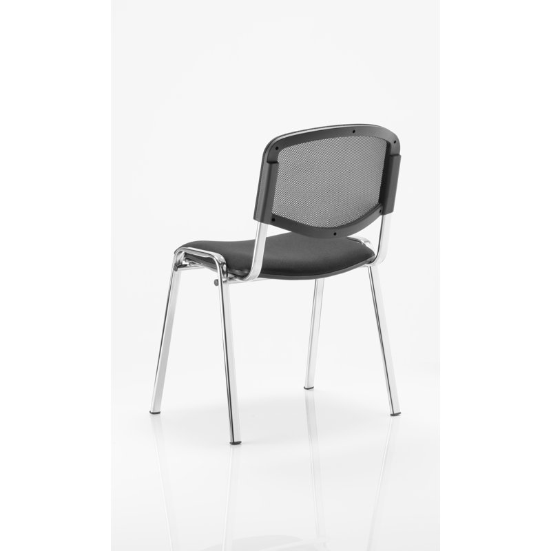 Armless Iso Stacking Chair with Cushion