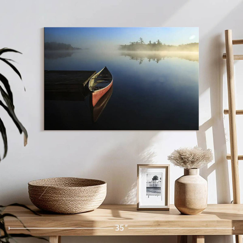 Lac Alvord Misty Morning, H 16 po x l 24 po