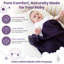 Couverture pour bébé en coton biologique Little Dedi 30 po x 40 po - Certifié GOTS, maille douce avec boîte-cadeau, couverture de chambre de bébé respirante pour lit de bébé et poussette, lavable à la machine