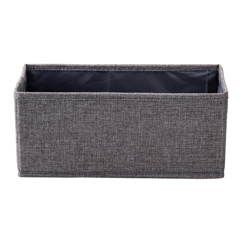 Fackelmann Fabric Bin, Grey