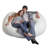 Microfiber / Microsuede Bean Bag Sofa