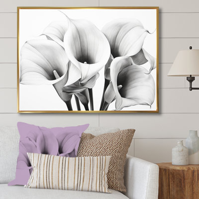 " White And Black Serenade Of Lilies Dreams I "