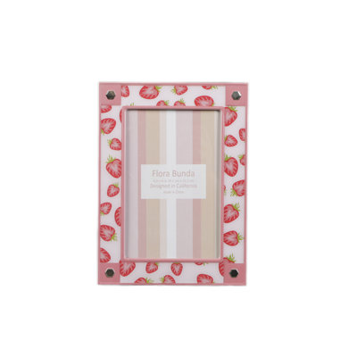 4x6 Strawberry Aluminum Picture Frame