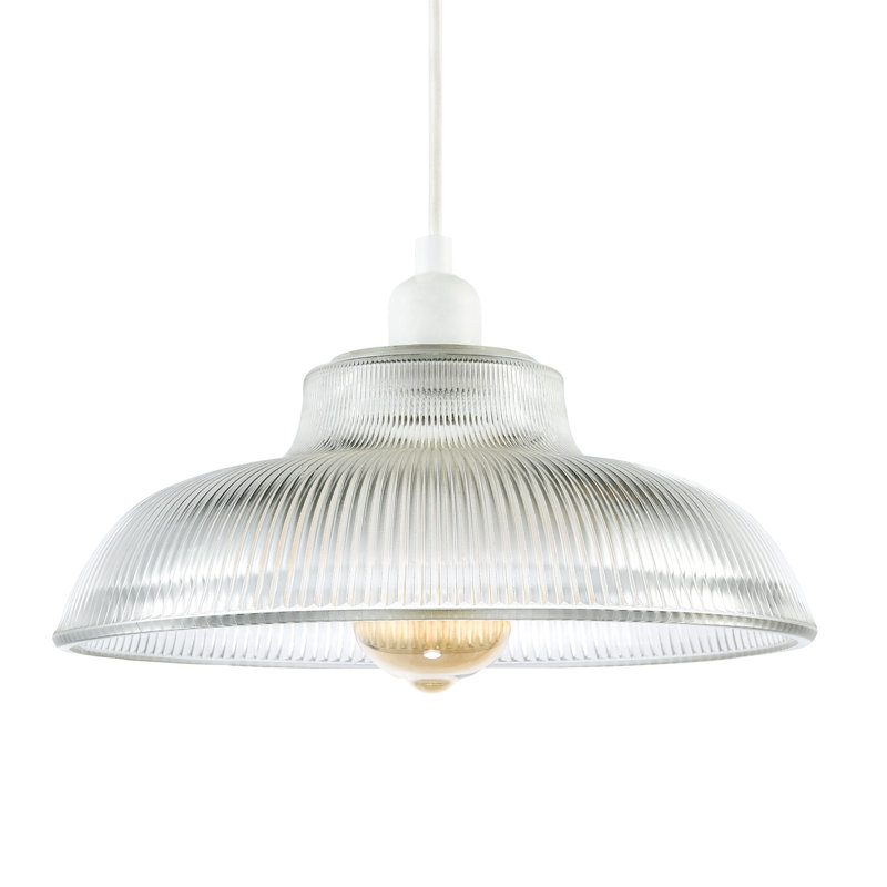 12cm H Glass Novelty Pendant Shade ( No Direct Attachment Method ) in Clear