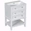 Meuble-lavabo simple 24 po avec plateau Shannel