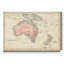 « map of australia »-reproduction d’art sur toile-175140087