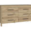 Commode rectangulaire à 6 tiroirs Southington-942437251
