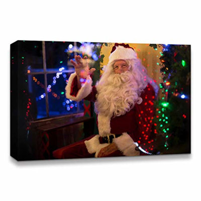 Christmas Holiday Celebration Santa Claus X06 - Photographie sur toile tendue
