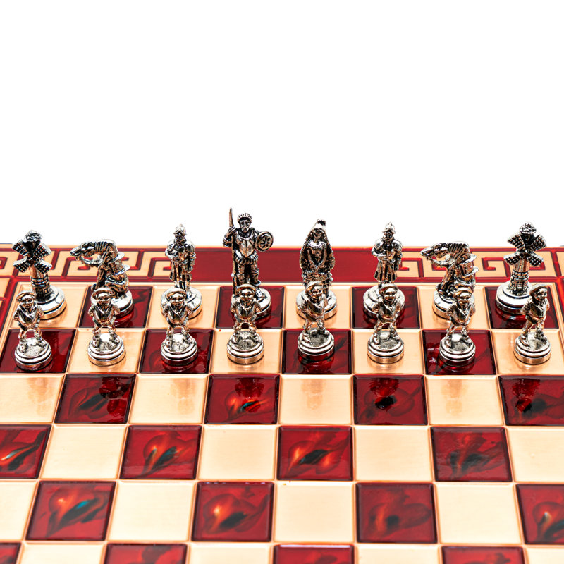 Ensemble de jeu d'échecs de 11 po L fait à la main