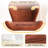 Cross Legged Office Chair With Wheels, Armless Desk Chair With Wide Seat And Tall Back, Ergonomic Curved Seat For Bedroom, Office & Home-629810389