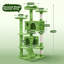 Multilevel Cat Tree Condo with Scratching Posts-176362118